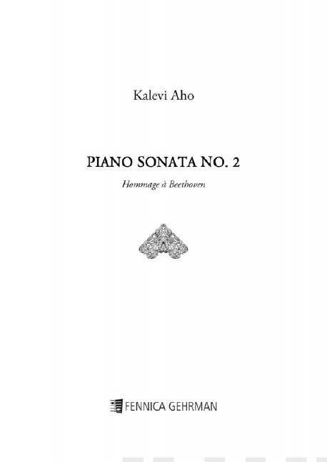 Sonata no.2  for piano  