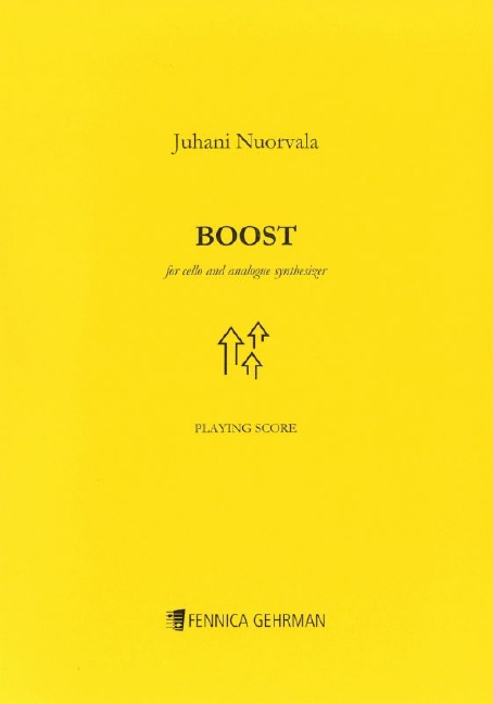 Juhani Nuorvala, Boost  Cello and Analogue Synthesizer  Book