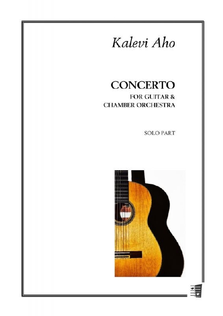 Kalevi Aho, Concerto for guitar and chamber orchestra  Chamber Orchestra and Guitar  Part