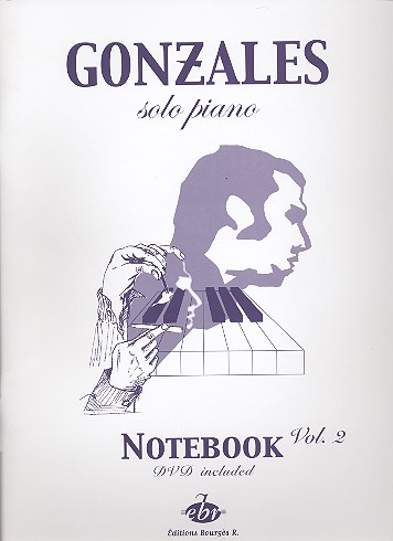 Notebook - Solo Piano vol.2 (+DVD):  for piano  