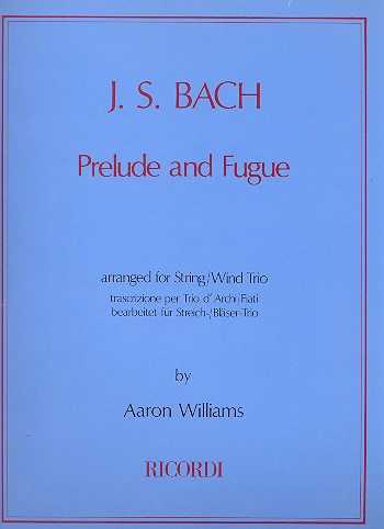 Prelude and Fugue für 3 Streicher (Holzbläser/&nbsp;&nbsp;gemischtes Ensemble)&nbsp;&nbsp;Partitur und Stimmen