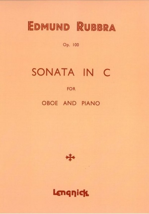 Sonata C major op.100  for oboe and piano  