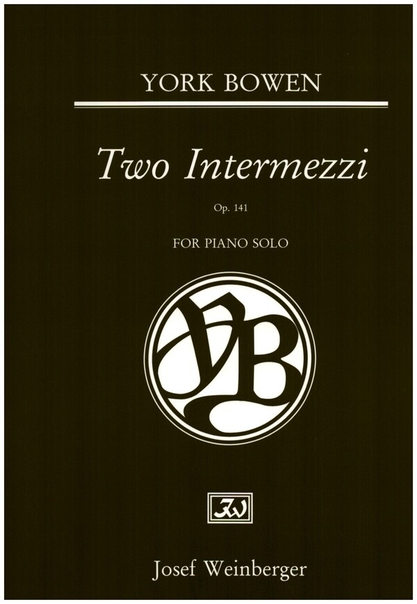 2 Intermezzi op.141  for piano  