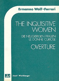 Ouvertüre aus Die neugierigen Frauen&nbsp;&nbsp;&nbsp;&nbsp;Studienpartitur