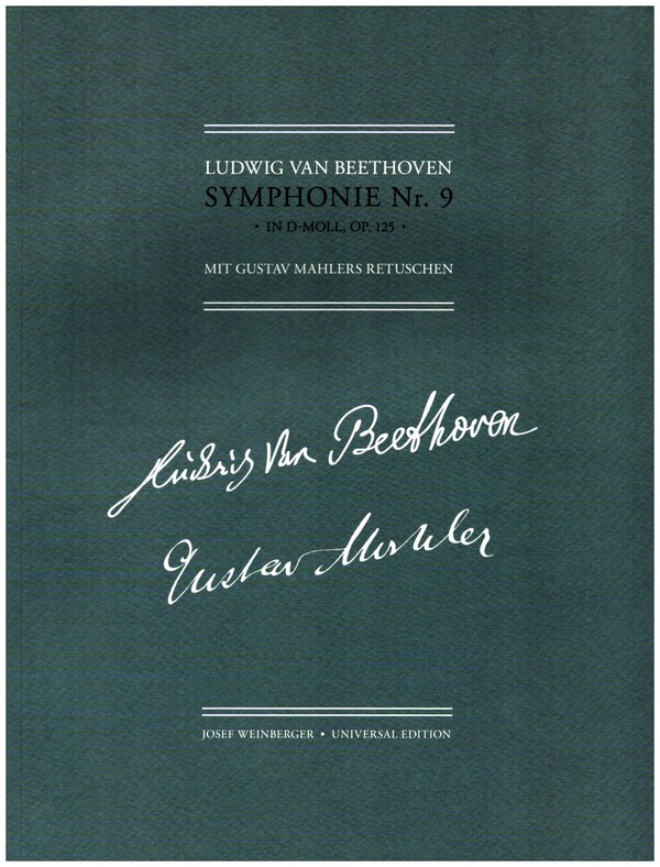 Symphonie d-Moll Nr.9 op.125&nbsp;&nbsp;für Orchester&nbsp;&nbsp;Studienpartitur