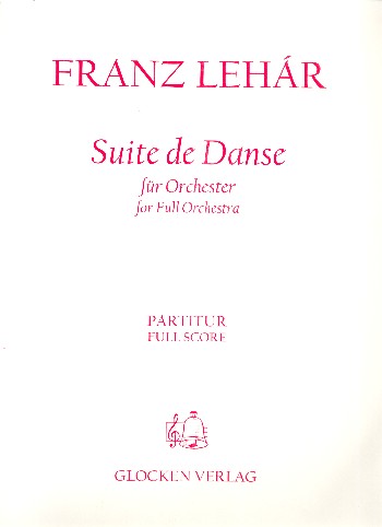 Suite de Danse&nbsp;&nbsp;für Orchester&nbsp;&nbsp;Partitur