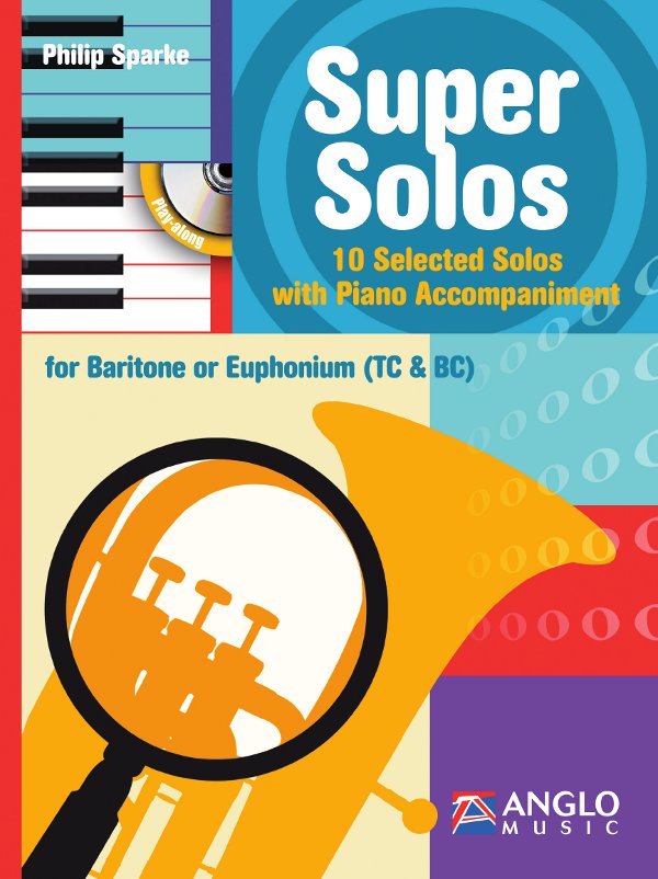 Super Solos (+CD)  for baritone (euphonium) and piano  (treble clef and bass clef)