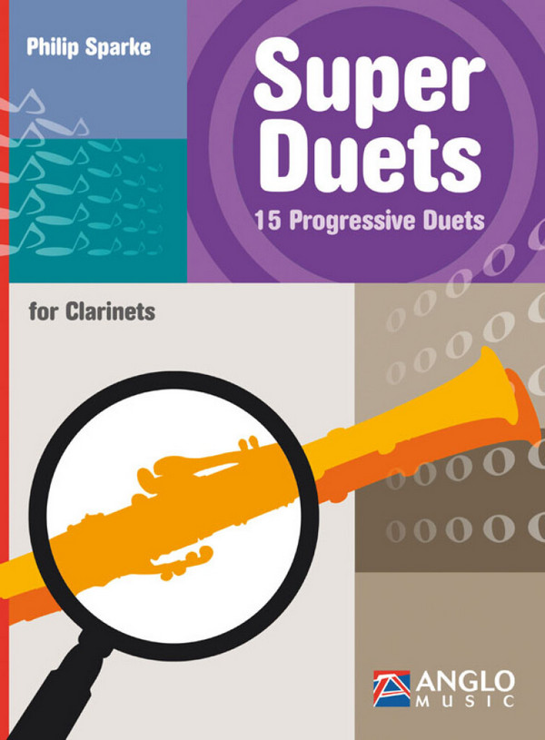 Super Duets for  for 2 clarinets  score