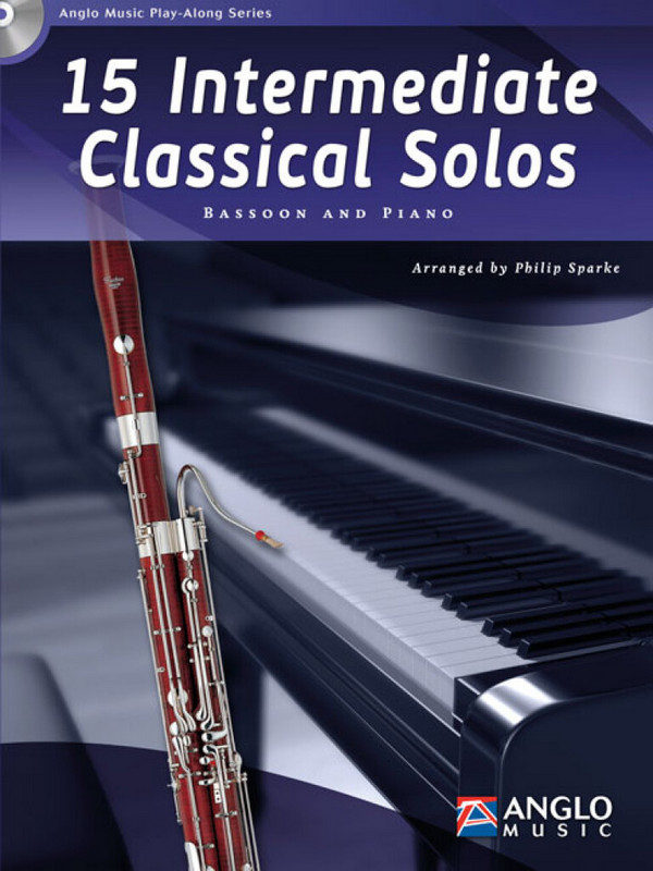 15 Intermediate Classical Solos  Fagott und Klavier  Buch + CD