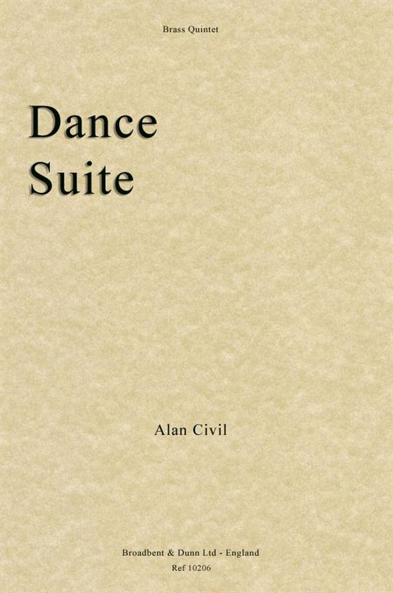 Alan Civil, Dance Suite  Blechbläserquintett  Partitur + Stimmen