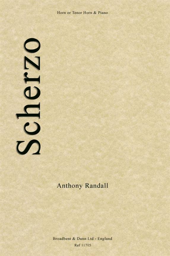 Anthony Randall, Scherzo  Horn in F or Tenor Horn in E Flat and Piano  Buch