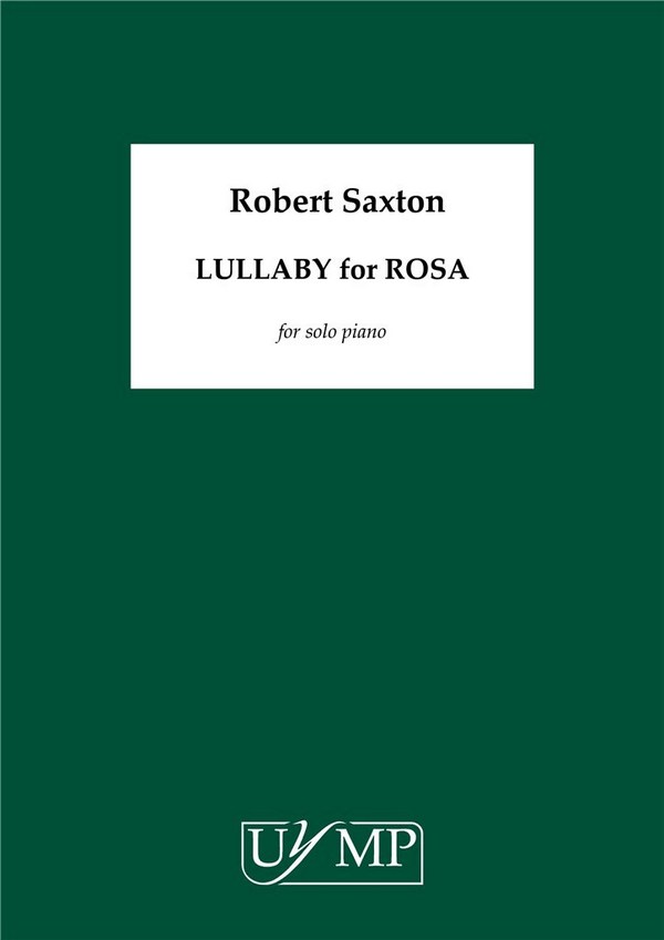 Lullaby For Rosa&nbsp;&nbsp;for piano&nbsp;&nbsp;