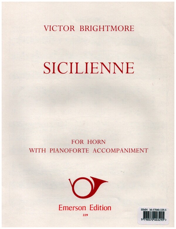 Sicilienne  for horn and piano  