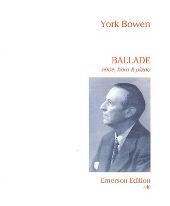 Ballade op.133  for oboe, horn and piano  score and parts