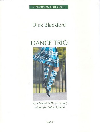 Dance Trio for clarinet (viola), violin  (flute) and piano  parts