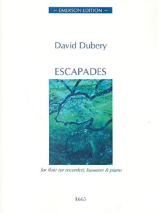 Escapades for flute (recorder), bassoon&nbsp;&nbsp;and piano&nbsp;&nbsp;parts
