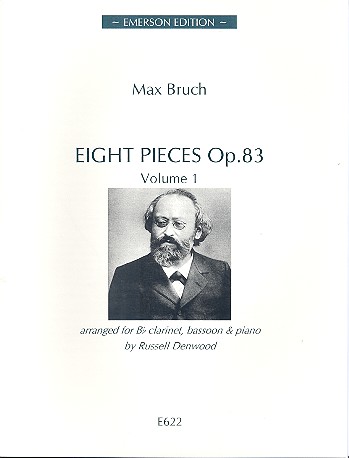 8 Pieces op.83 vol.1 for clarinet,  bassoon and piano  parts