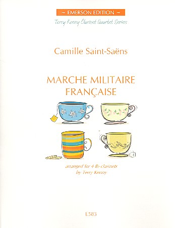Marche militaire francaise&nbsp;&nbsp;for 4 clarinets&nbsp;&nbsp;score and parts
