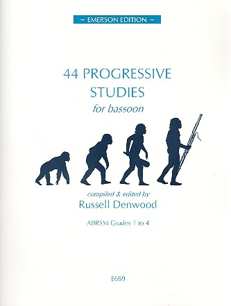 44 progressive Studies  for bassoon  