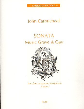 Sonata Music grave and gay  for oboe (soprano) saxophone and piano  