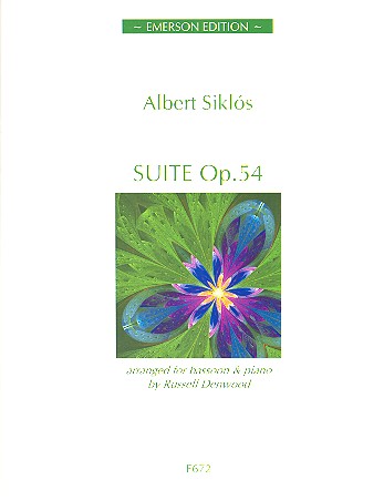 Suite op.54&nbsp;&nbsp;for bassoon and piano&nbsp;&nbsp;