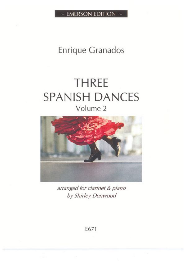 Three Spanish Dances vol.2&nbsp;&nbsp;for clarinet and piano&nbsp;&nbsp;