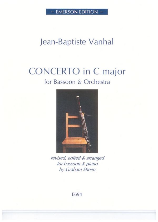 E694 Concerto in C Major for Bassoon and Orchestra  for bassoon and piano  