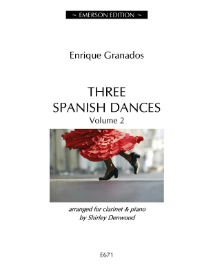 Enrique Granados, Three Spanish Dances Vol. 2&nbsp;&nbsp;Altsaxophon und Klavier&nbsp;&nbsp;Buch