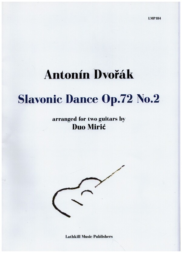Slavonic Dance op.72,2&nbsp;&nbsp;for 2 guitars&nbsp;&nbsp;score and parts