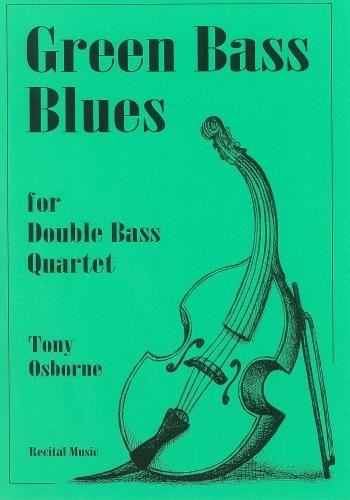 Green Bass Blues  for 4 doubles basses  score and parts