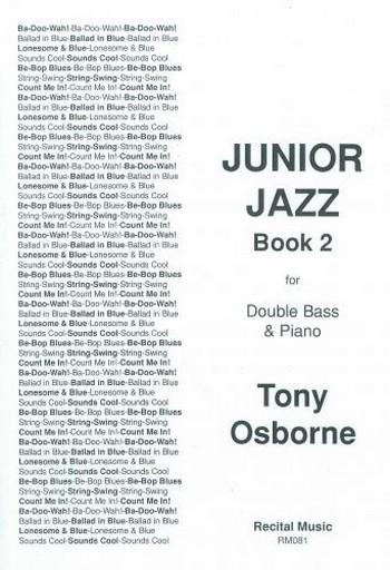 Junior Jazz Book vol.2  for doube bass and piano  