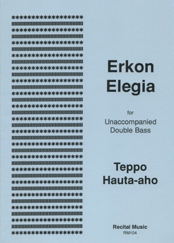 Erkon Elegia  for undaccompanied double bass  