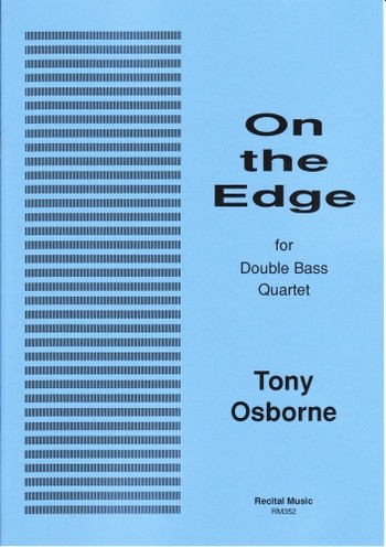 On the Edge  for 4 double basses  score and parts