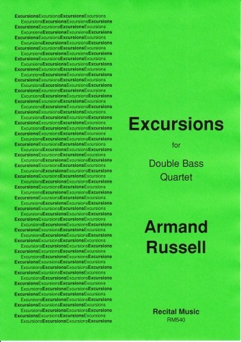 Excursions  for double bass quartet  score and parts