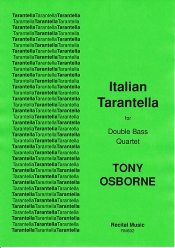 Italian Tarantella  for 4 doubles basses  score and parts