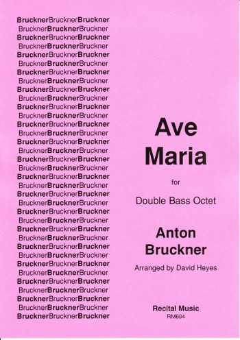 Anton Bruckner Arr: David Heyes  Ave Maria  double bass octet