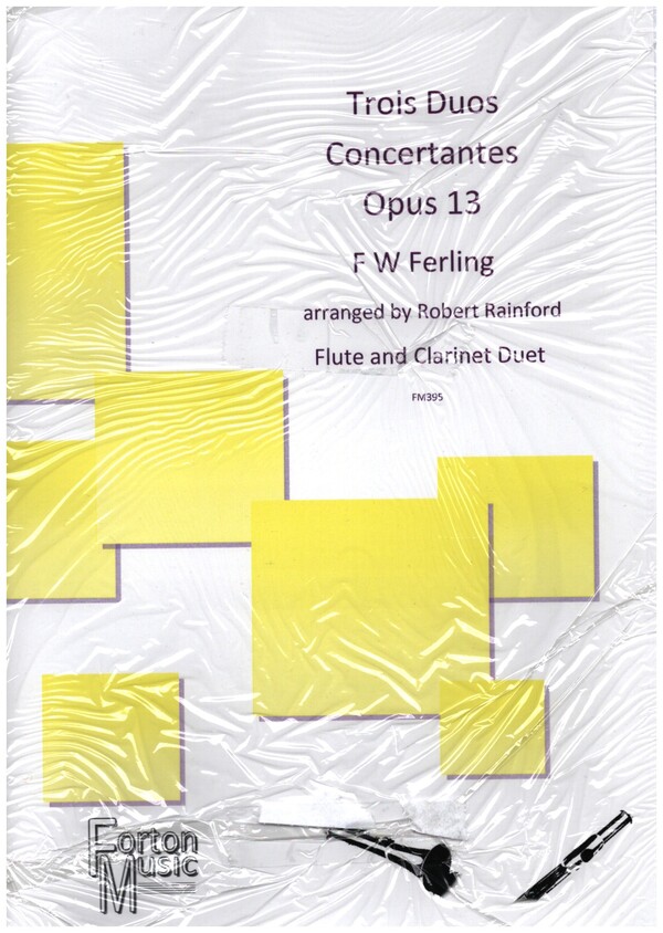 3 Duos Concertantes op.13  for flute and clarinet  score