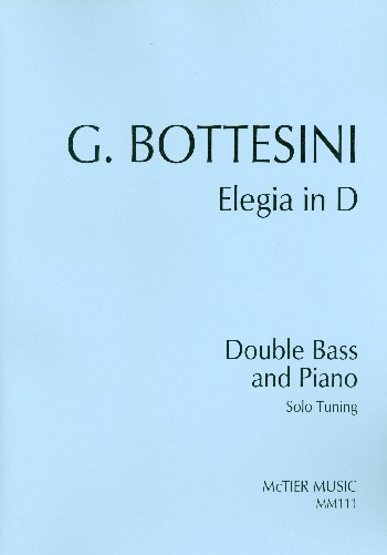 Elegia in D  for doule bass and piano (Solo Tuning)  