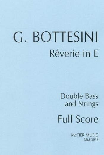 Reverie in E&nbsp;&nbsp;for double bass and strings&nbsp;&nbsp;score and parts