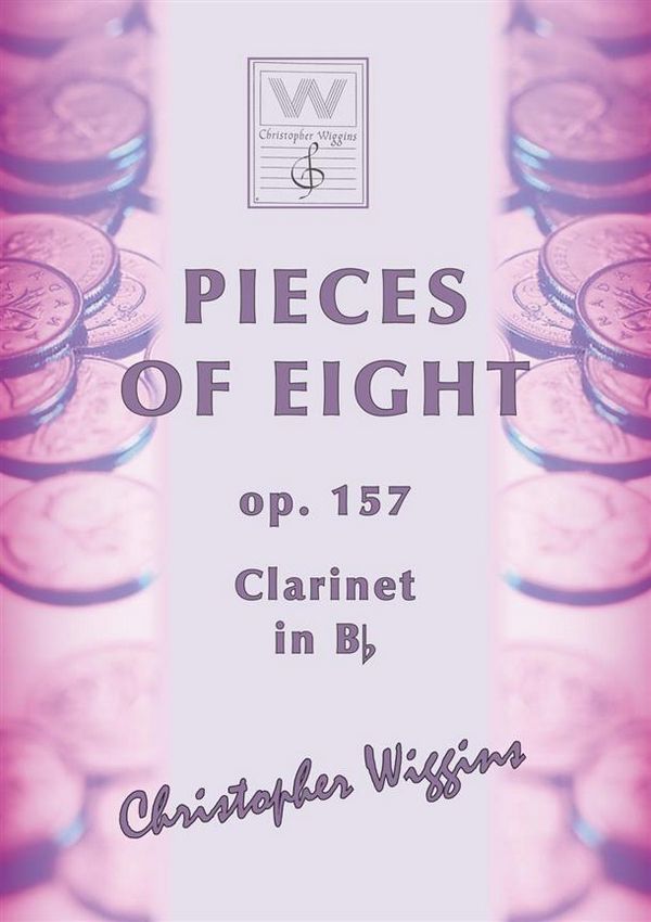 Pieces of Eight op.157  for clarinet and piano  
