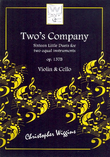 Two's Company op.157b  for violin and cello  score