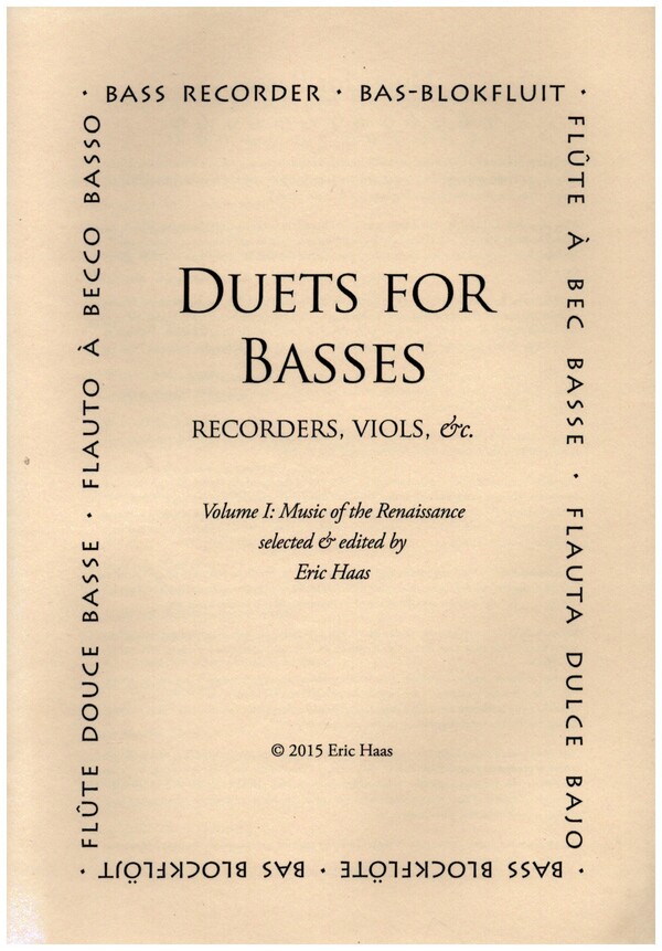 Duets for Basses vol.1