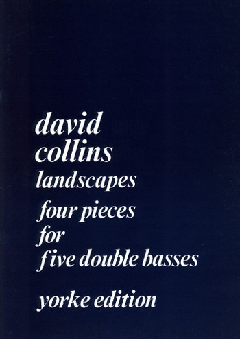 David Collins  Landscapes for five double basses  double bass quintet