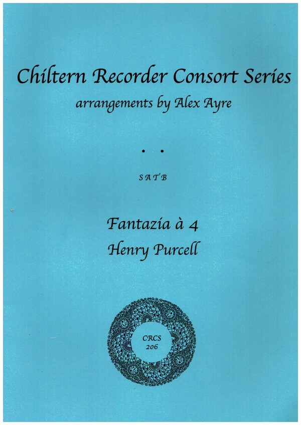 Fantazia à 4  for 4 recorders (SATB)  score and parts