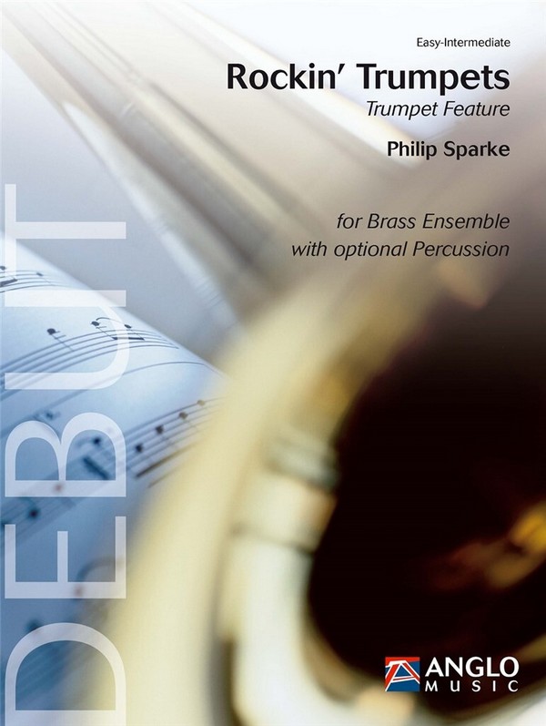 Rockin' Trumpets (Trumpet Feature)  for brass ensemble with opt. percussion  score and parts