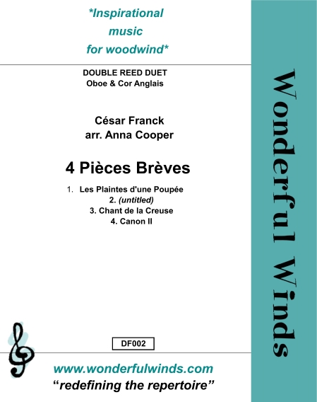 4 pièces brèves  für Oboe und Englischhorn  