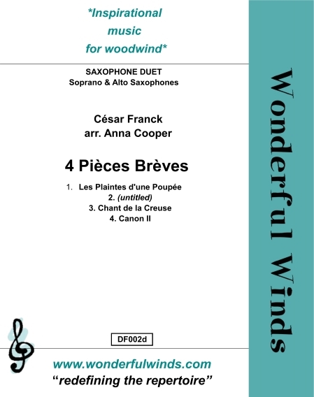 4 pièces brèves  for soprano and alto saxophone  
