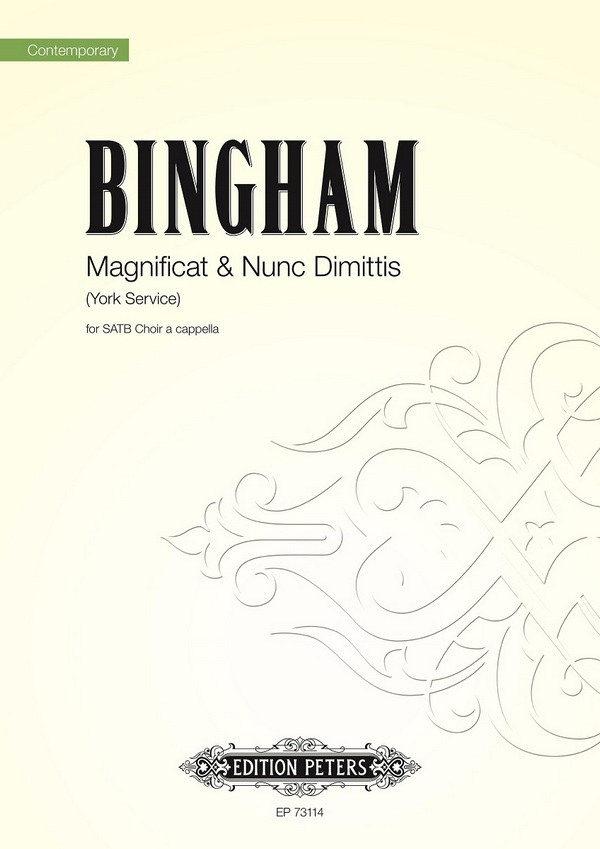 Bingham, Judith, Magnificat and Nunc Dimittis (York Service)&nbsp;&nbsp;für Chor (SATB)&nbsp;&nbsp;