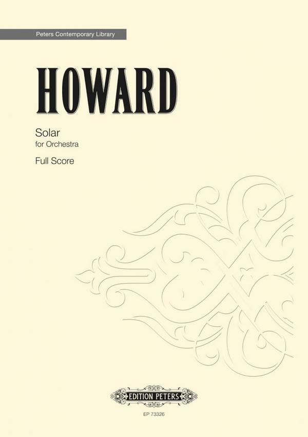 Solar&nbsp;&nbsp;für Orchester&nbsp;&nbsp;Partitur