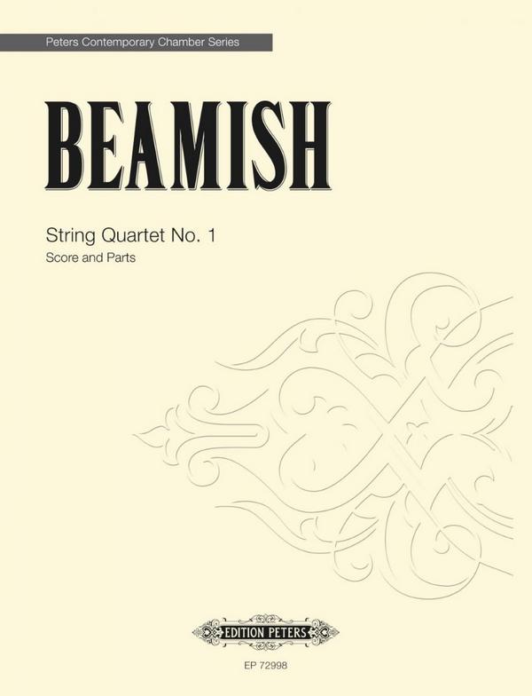Beamish, Sally String Quartet No. 1&nbsp;&nbsp;für Streichquartett&nbsp;&nbsp;Partitur und Stimmen